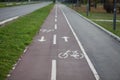 Bicycle track Royalty Free Stock Photo