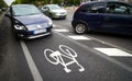 Bicycle track in Bucharest