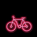 bicycle transport color icon vector illustration