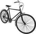 Bicycle vector illustration Royalty Free Stock Photo
