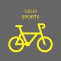 Bicycle. Velo sports. Icon