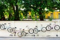 Bicycle wall Royalty Free Stock Photo