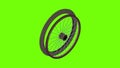 Bicycle wheel icon animation