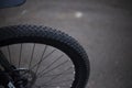 Bicycle wheel. Two wheeled transport. Royalty Free Stock Photo