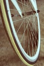 Bicycle wheels the spinning sport