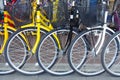 Bicycle wheels Royalty Free Stock Photo