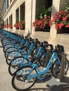 Bicycles for bike sharing in Chicago September 22, 2016