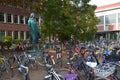 Bicycles in the city of Munster, Germany.