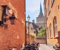 Alleyway in Oxford, England