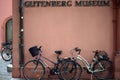 Bicycles on the Gutenberg Museum