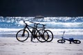 Bicycles for the whole family are waiting for cyclists on the Pa