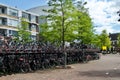 Bicycles in Netherlands Royalty Free Stock Photo