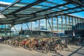 Bicycles parking at Kastrup airport