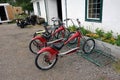 Bicycles for rent at waterton park