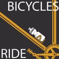 Bicycles ride