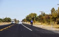 Bicycles ride into a mirage