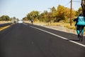 Bicycles ride into a mirage