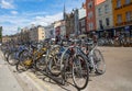 Bicycles in the street in Oxford