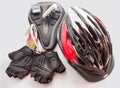 Bicycling accessories Royalty Free Stock Photo