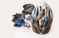 Bicycling accessories Royalty Free Stock Photo