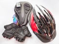 Bicycling accessories Royalty Free Stock Photo