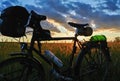 Bicycling Sunset