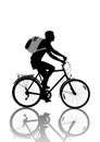 Bicyclist Royalty Free Stock Photo