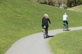 Bicyclist on the Burke Gilman trail