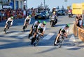 Bicyclist racers take part in La Vuelta competition