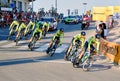 Bicyclist racers take part in La Vuelta competition