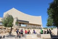 Bicyclists in Ben Gurion national park in Israel