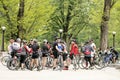 Bicyclists in Central Park, New York City