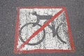 Bicyclists don't have a road