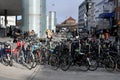 Bicyvle stands at Norreport trains and metro station