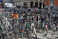 Bicyvle stands at Norreport trains and metro station