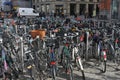 Bicyvle stands at Norreport trains and metro station