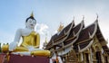 Bid Buddha statue in Chiangmai Thailan Royalty Free Stock Photo