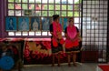 Bidayuh dancers, Mongkos, Borneo, Sarawak, Malaysia