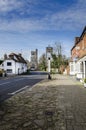 Biddenden Village High Street Royalty Free Stock Photo