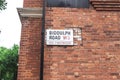 Biddulph Road name sign, Maida Vale, London