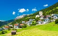 Bideneck Castle at Fliess village in Austria Royalty Free Stock Photo