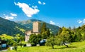 Bideneck Castle at Fliess village in Austria