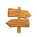 Bidirectional arrow pointer. Vector board.