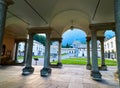 BIELLA, ITALY - AUGUST 3, 2017: Sanctuary of Oropa, Biella, Italy Royalty Free Stock Photo