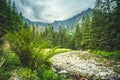 Bielovodska valley in High Tatras mountains, Slovakia. Slovakia landscape.