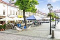 BIELSKO BIALA, POLAND - MAY 27,2016: The Main Market Square Royalty Free Stock Photo