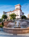 Bielsko-Biala, Sulkowski Castle and fountain