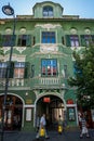 Bielz House from 1906 on Nicolae Balcescu Street, Sibiu, Romania