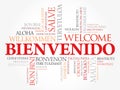 Bienvenido , Welcome in Spanish