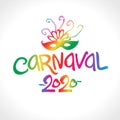 Bienvenidos al carnaval de fiesta. 2020.